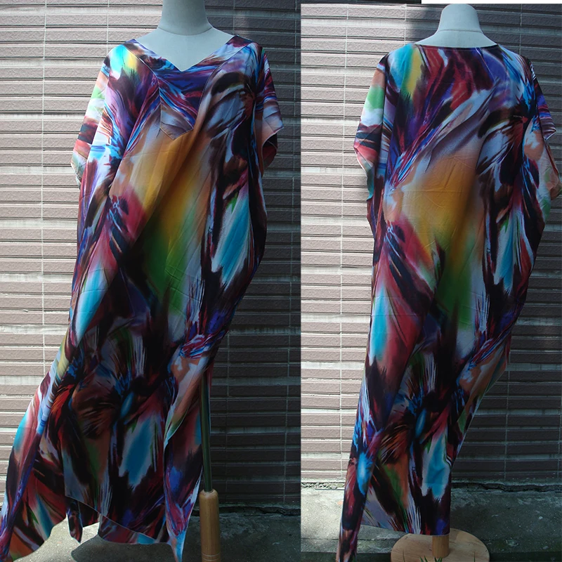 Большие размеры Бохо пляжное длинное платье Для женщин пляжная саронг бикини с v