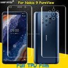 Переднеезаднее полное покрытие, Прозрачная мягкая защитная пленка из ТПУ для Nokia 9 PureView 5,99 (не закаленное стекло)