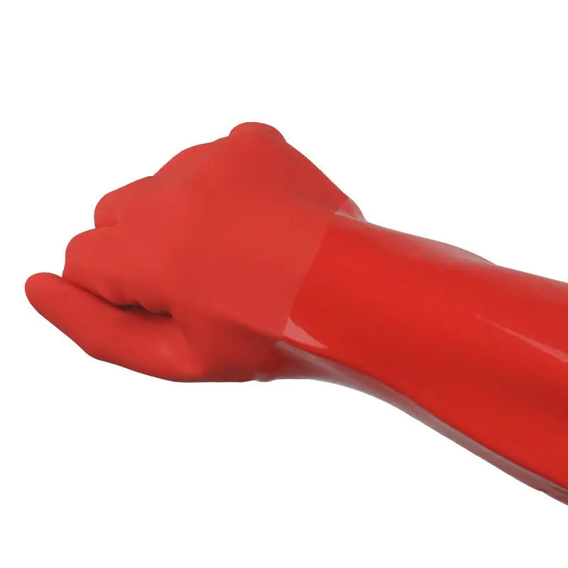 

Waterproof, winter, cold, non-slip, rubber, wear-resistant, labor insurance, housework, laundry, dishwashing gloves, plus velvet