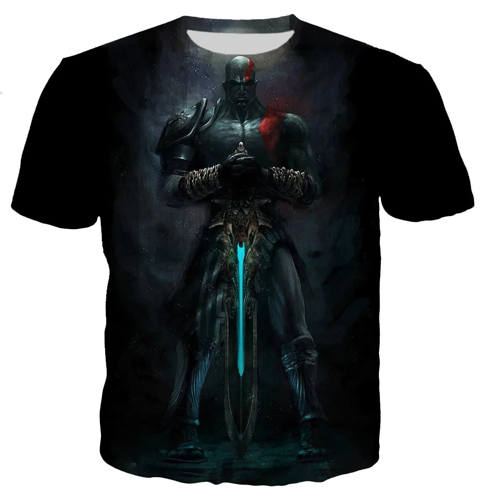 

2021 Men/women New Summer Fashion Hot Sale Game God of War 3D Printed T-shirt Casual Cool Style Streetwear Tee Tops Dropshipping