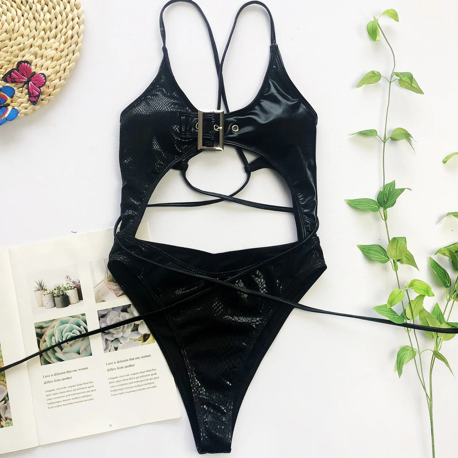 

Fast Deliver Women's Sexy One-piece Stripe Print Swimwear Swimsuit Bikini Swimming Beachwear Bikini de playa sexy traje de bao