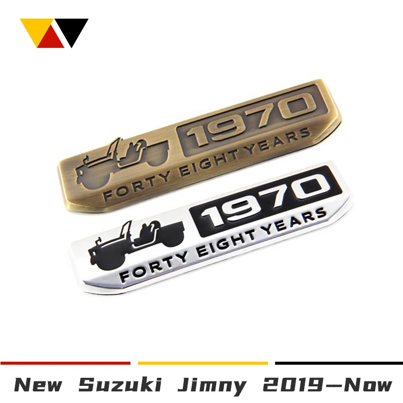 Металлическая Эмблема для автомобиля 3D эмблема 1970 Для Suzuki 2019 2020 2021 Новый Jimny JB64 JB74