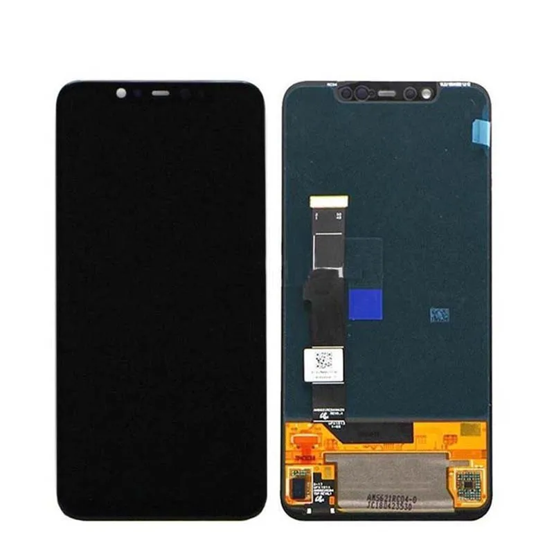 Pantalla AMOLED 100% Original para Xiaomi Mi 8 Mi8, montaje de digitalizador de pantalla t&aacute;ctil de reemplazo para Xiaomi M1803E1A LCD-4