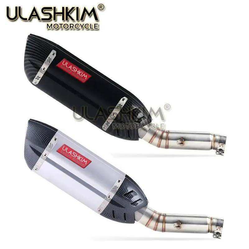 Выхлопная труба глушителя для мотоцикла средняя без шнуровки HONDA CBR400 CB500R CBR500R