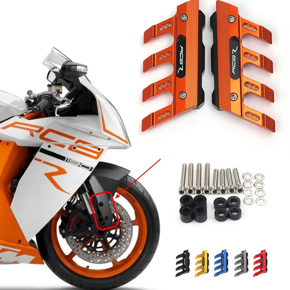 

Аксессуары для KTM RC8 RC8R RC8/R TRACK CNC, брызговик, Боковой защитный блок, переднее крыло, противоударный слайдер
