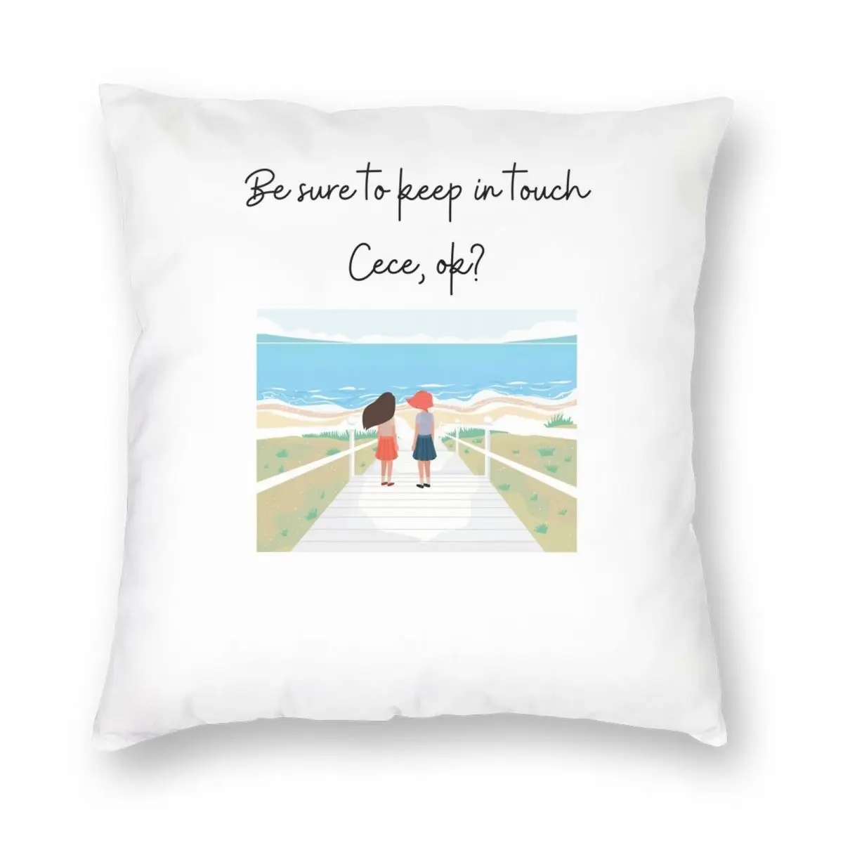 

BeachesCece Hillary Square Pillowcase Polyester Linen Velvet Pattern Zip Decor Throw Pillow Case Home Cushion Case 18"