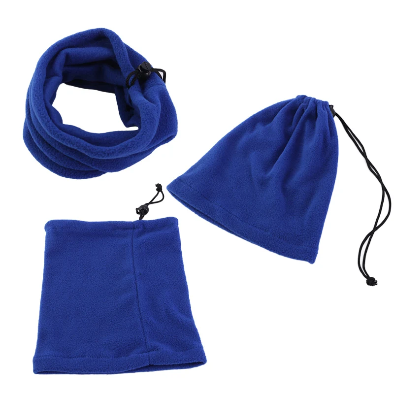 Детский флисовый шейный утепленный шарф для рыбалки катания на коньках бега