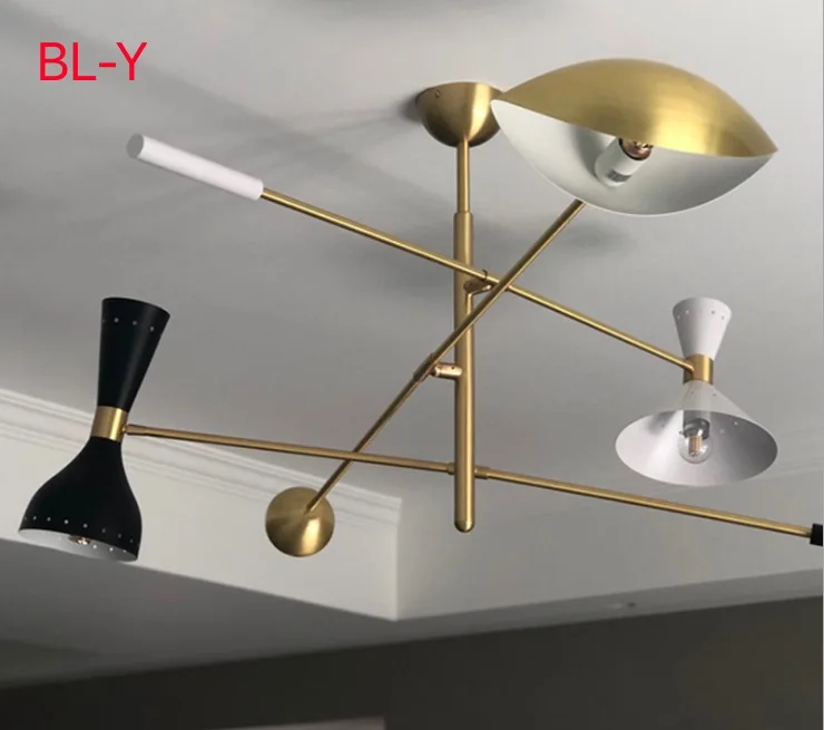 

Creative Nordic chandelier retro living room dining room lamp model room office showroom balance chandeliers