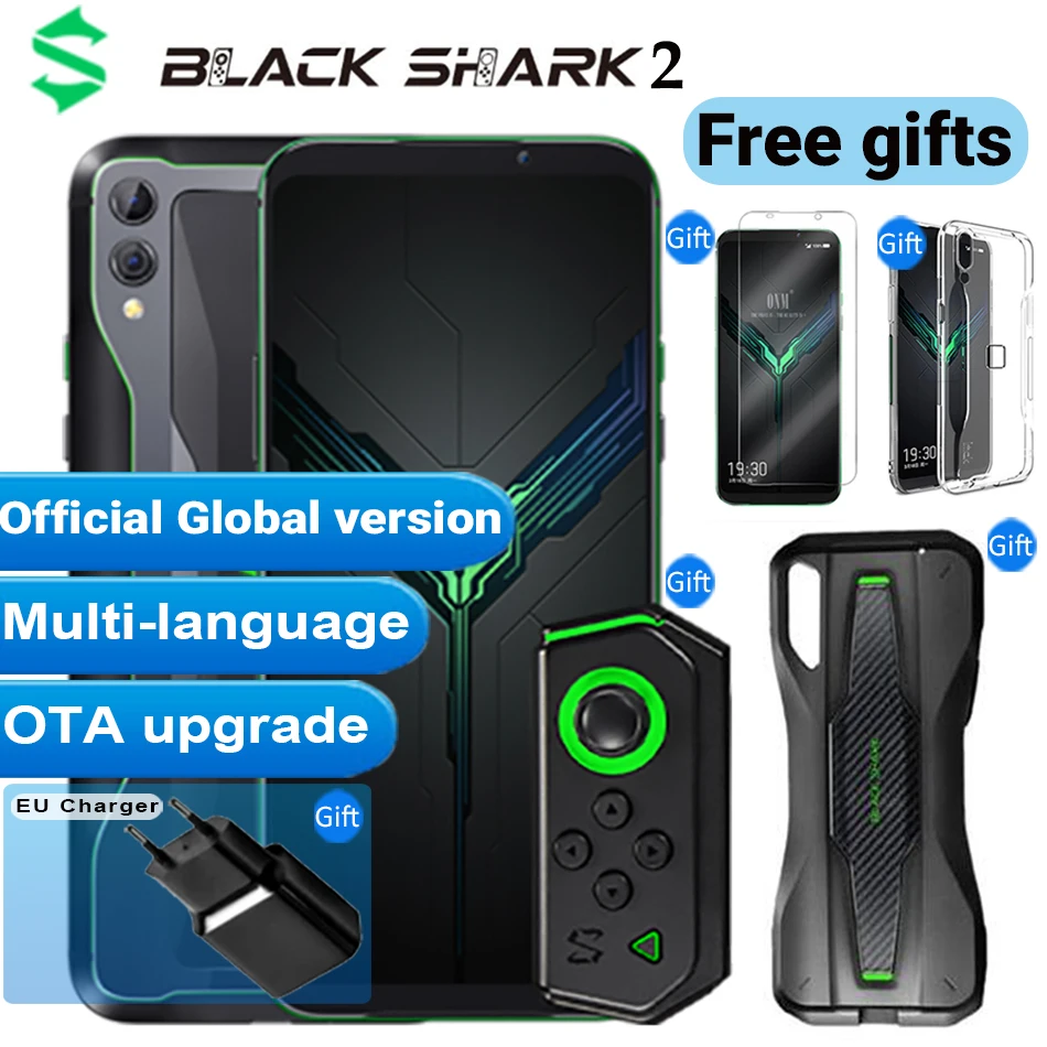 Глобальная версия Xiaomi Black Shark 2 игровой смартфон 128 ГБ 8 ГБ/6 Snapdragon 855 6 39 &quotAMOLED 48MP 4000