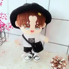 20 см кукольная одежда, красивые аксессуары для кукол YIBO, белая футболка, шляпа для кукол Kpop EXO idol, подарок, игрушки сделай сам