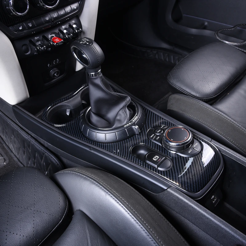 

Автомобильный панельная Накладка для коробки передач Центрального управления рычаг переключения передач декоративная крышка для BMW MINI Cooper...