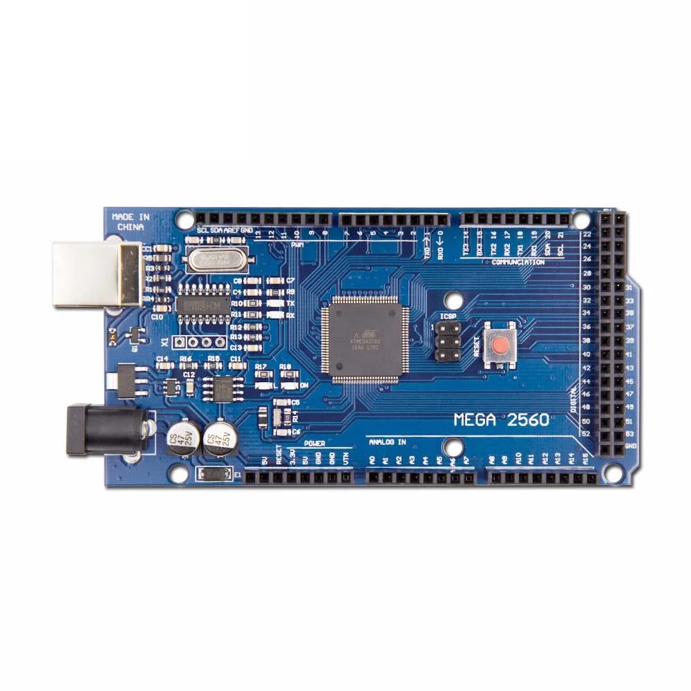 Compatible USB board Data line ATMEGA2560-16AU Chip AVR Power Module Electronic Components Development Board Demo | Компьютеры и офис