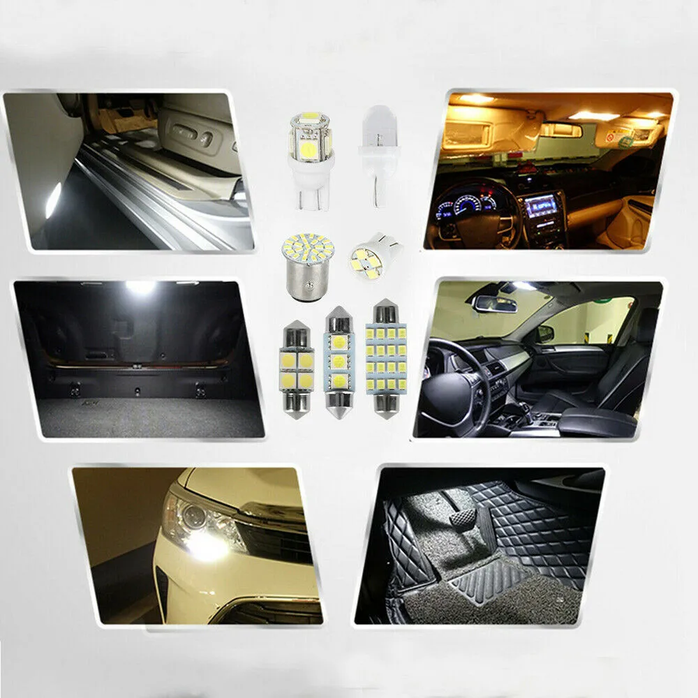 

For T10 Interior Kit LED License Plate Lights Map Package 36mm Accessories