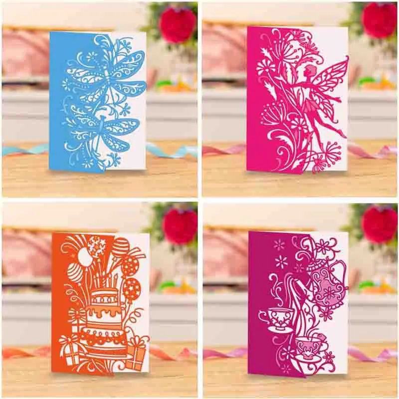 

Elves Dragonfly Triangle Metal Cutting Dies DIY Scrapbook Photo Album Postcard Craft Handcrafted Decoration Embossing Knife Mold