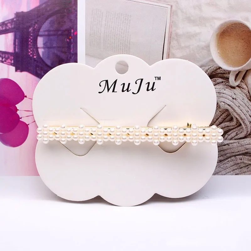 1 компл. Модные заколки для волос с имитацией жемчуга женская заколка ручной