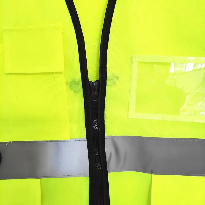 50 штук высокая видимость светоотражающий жилет куртка ткани конструкция