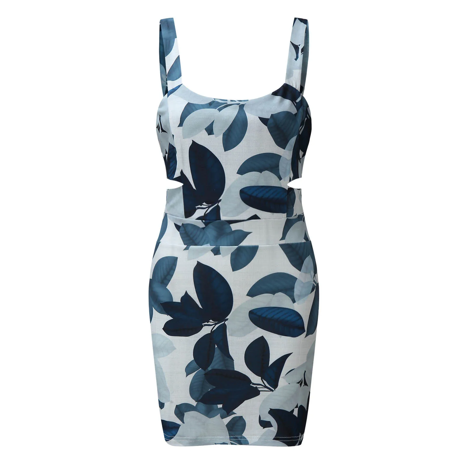 

40# Women Casual Print Sleeveless Dress Condole Belt Summer Dress 2021 Holiday Vintage Sheath Sundress Beach Dresses Vestidos