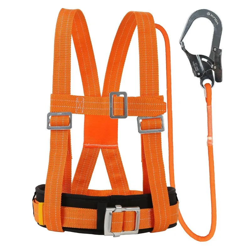 

Five-Point Safety Belt Aerial Worker Outdoor Construction Protection Waist Belts Safety Electrician Belt Rescue Survival Rope