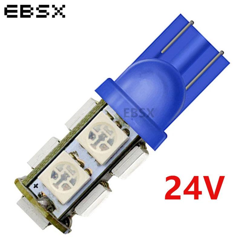 4 шт. автомобильные светодиодсветодиодный лампы 24 В w5w T10 5050 9 SMD|Сигнальная лампа| |