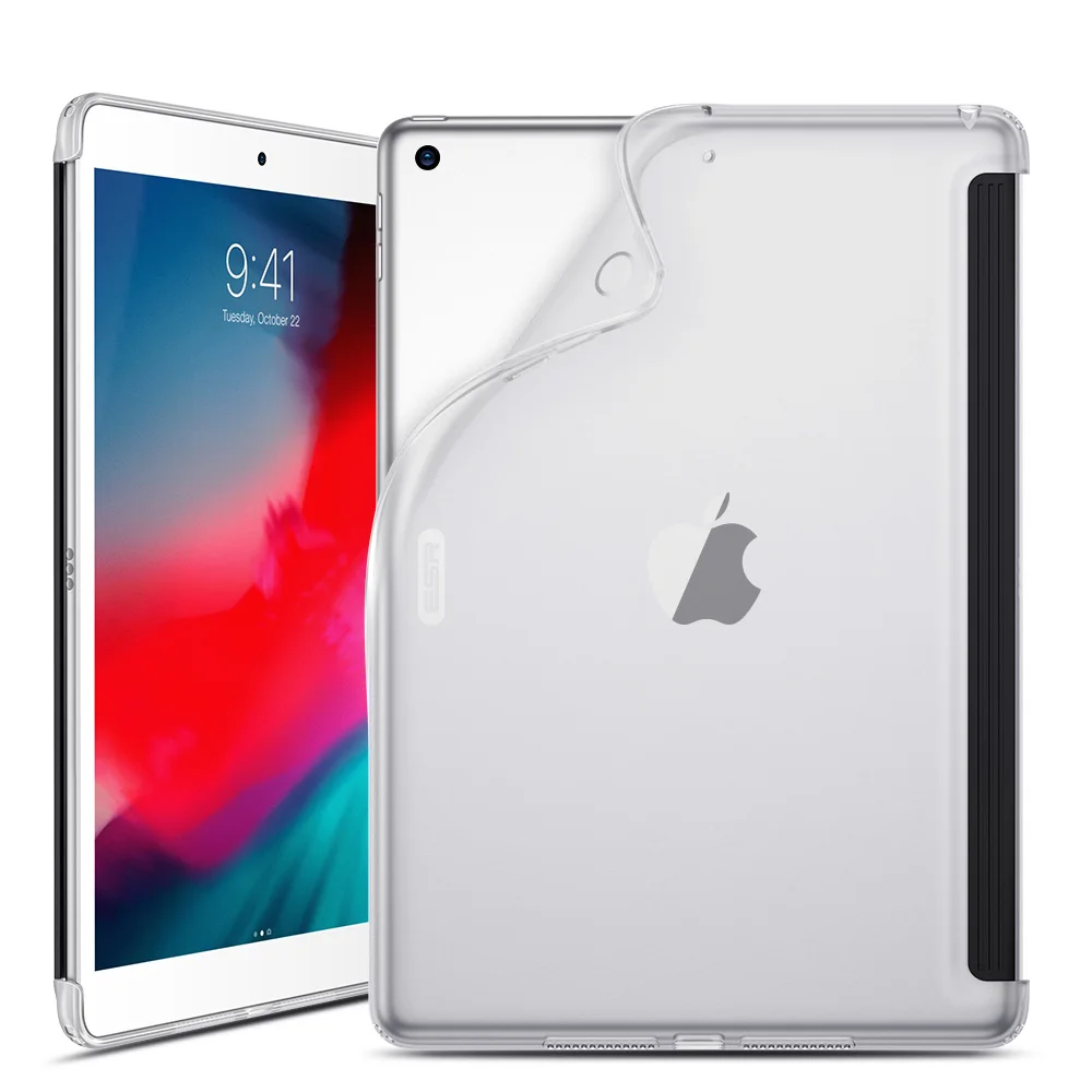 ESR чехол для iPad 7 10,2 прозрачный ТПУ задняя крышка тонкий отскок мягкий чехол для iPad 7th чехол подходит с Умной клавиатурой
