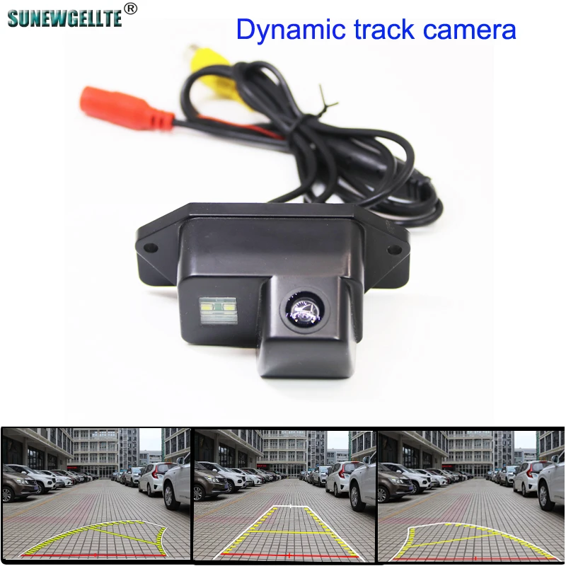 4089T HD динамическая траектория парковочной линии задний вид автомобиля камера для