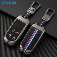zinc alloy car key cases remote control cover for dodge challenger charger dart durango journey jeep grand cherokee chrysler 300