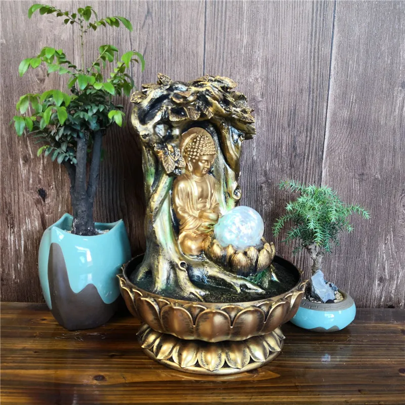 Фэн шуй в помещении светодиодные разноцветные поделки креативные искусственные