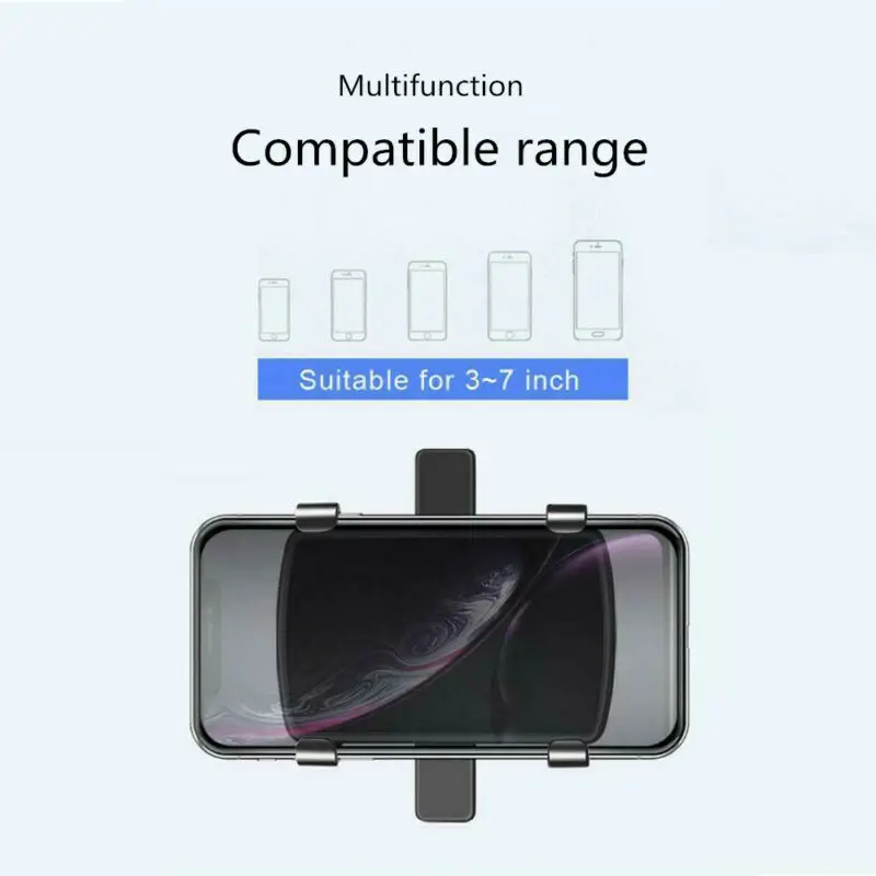

ABS Car Mobile phone holder Adjustable Angle Black Clip On Dashboard Universal 1PC 360