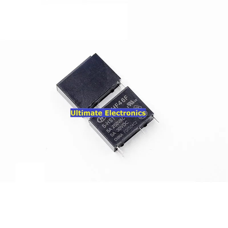 10 шт. HF46F-005-HS1 HF46F-012-HS1 HF46F-024-HS1 5 В 12 24 постоянного тока 5A250VAC может заменить G5NB-1A-E AC5N-S