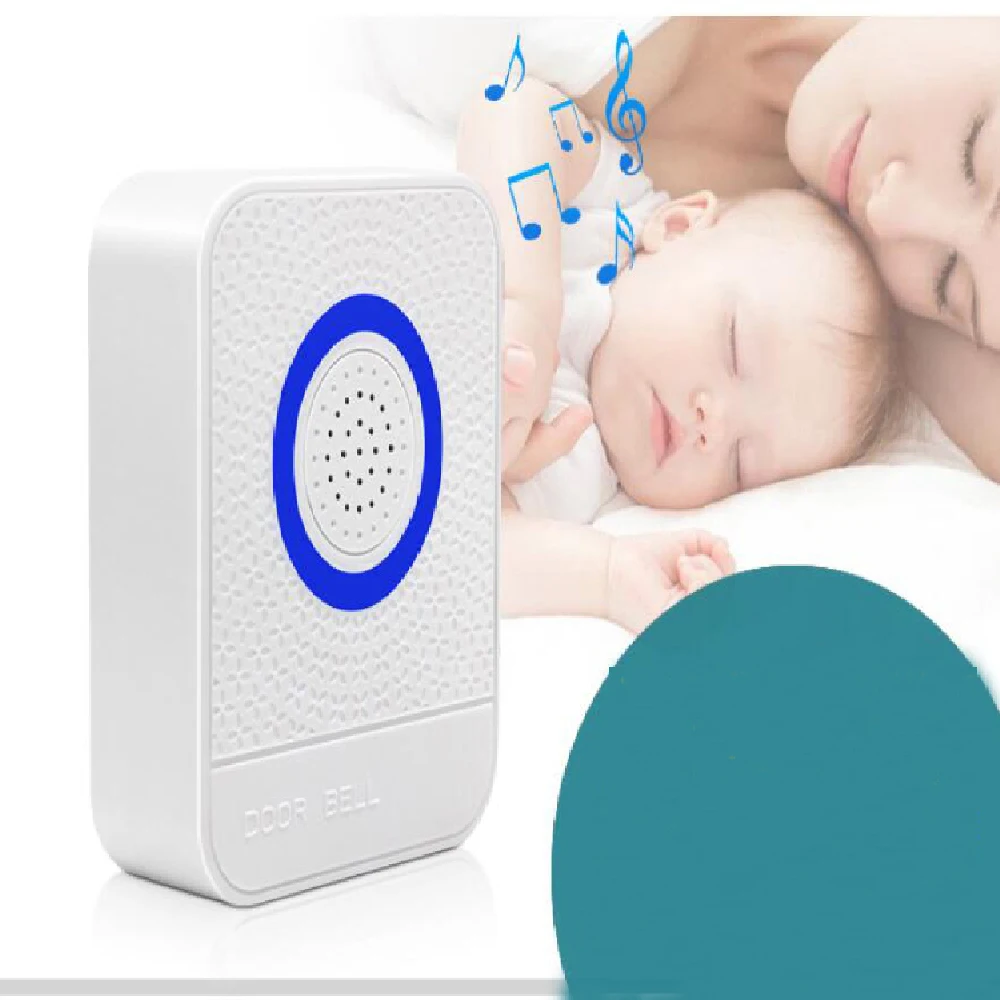 Пластиковый проводной дверной звонок 12 В постоянного тока провод управления