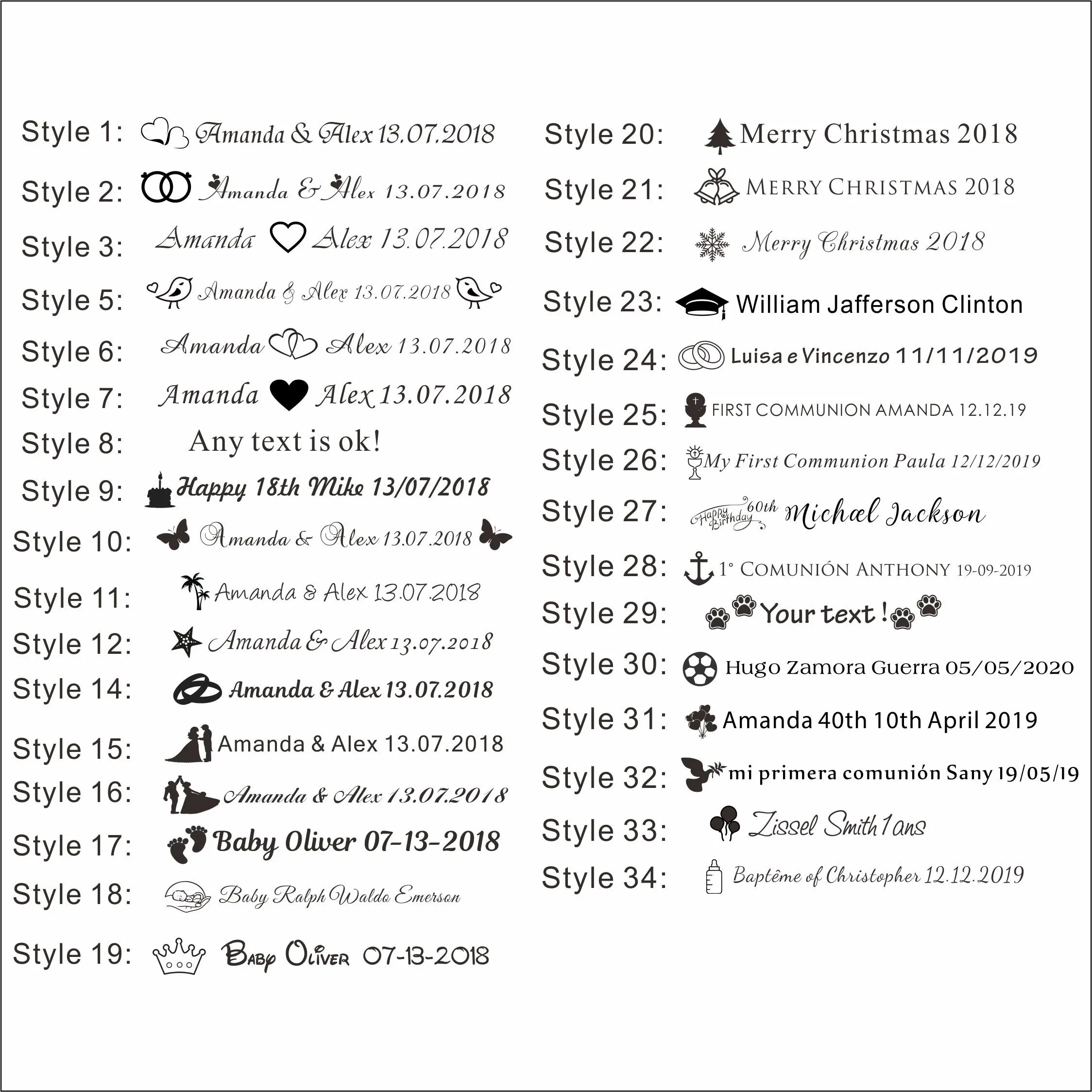 30 шт. гравировкой оптом металлические шариковые ручки Персонализированные