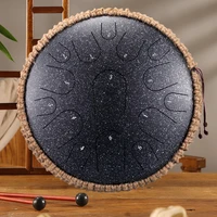 13 inch 15 tone tongue drum percussion steel drums for adult decompression yoga meditation mind healing gift lotus hand pan drum