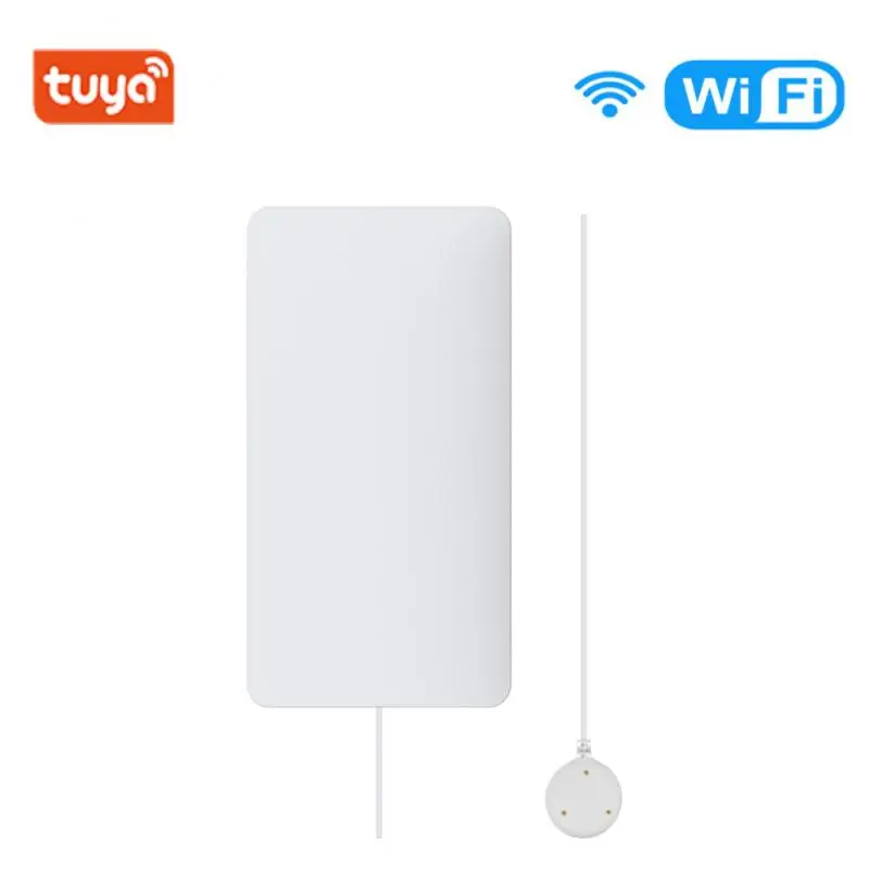 

Сигнализация Tuya для дома, автономный датчик утечки воды с Wi-Fi, детектор, система оповещения о переполнении