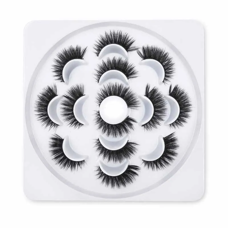 3d 5 пар натуральных накладных ресниц толстый макияж настоящие накладные ресницы