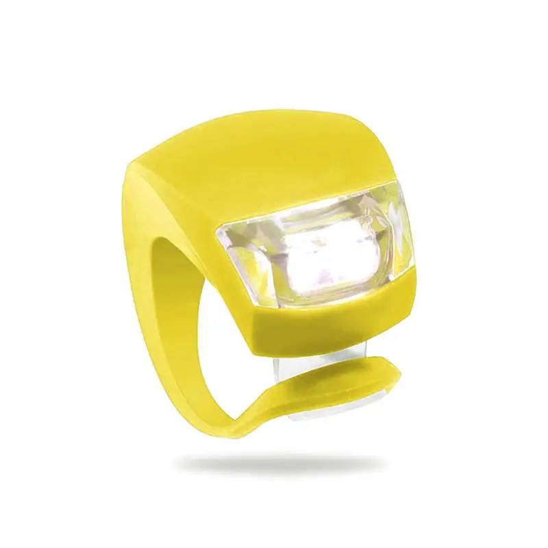 

New Silicone Bicycle Front Light MTB Bike Handlebar Light Waterproof Flashlight Night Cycling Warning Lights Bicycle Accessories
