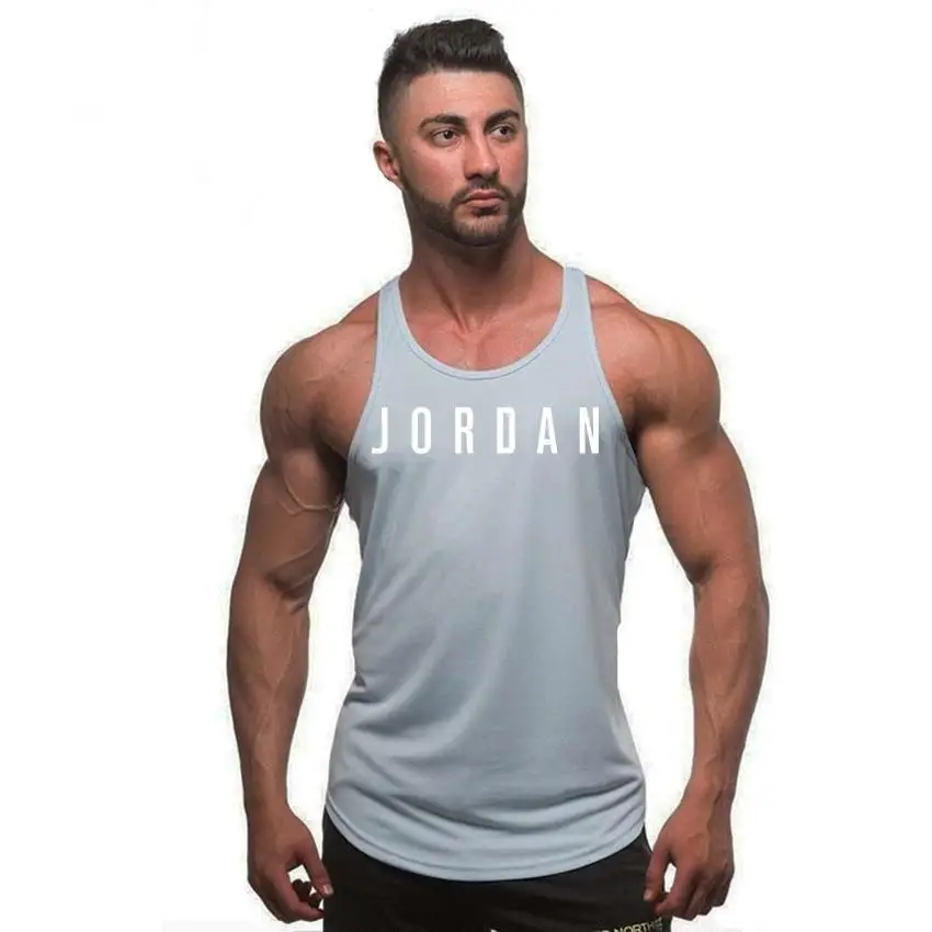 

Men's vest new brand pure cotton high-quality undershirt bodybuilding fitness sleeveless vest fashion t sports men's vest