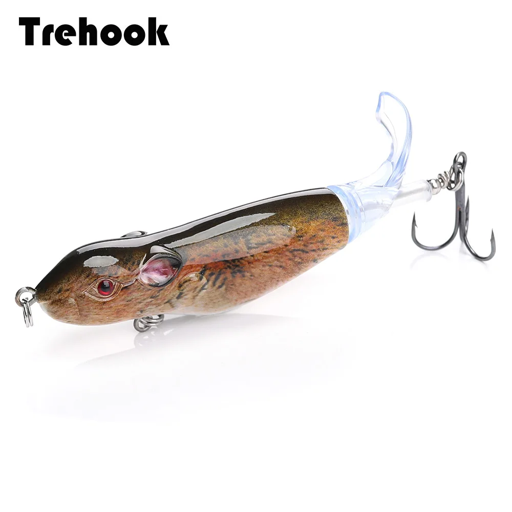 TREHOOK 9 см 13 г крыса Воблер Поппер Crankbait рыбалка/крэнки воблеры для рыбалки приманки