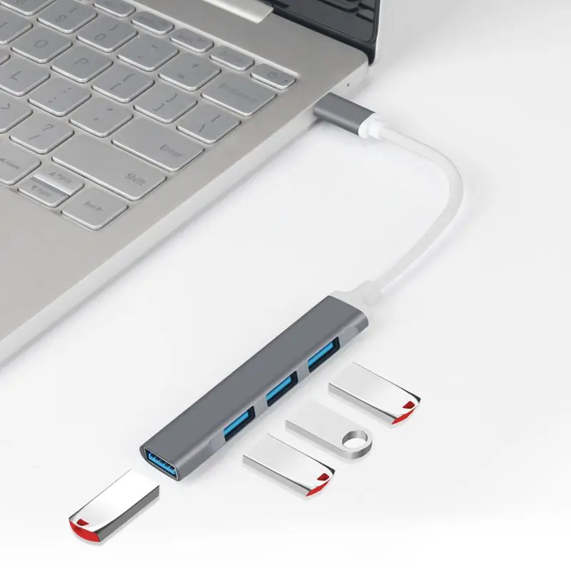 

Портативная док-станция с разными портами USB C и USB для ПК и телефонов