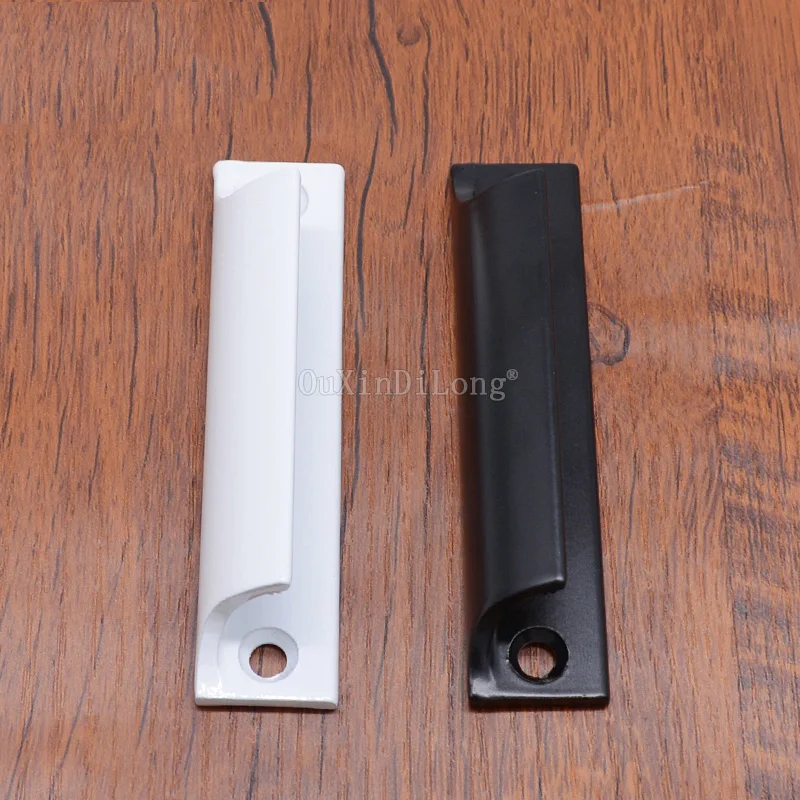 4 шт. белая/черная алюминиевая дверная ручка из сплава Push-pull балконные ворота окно