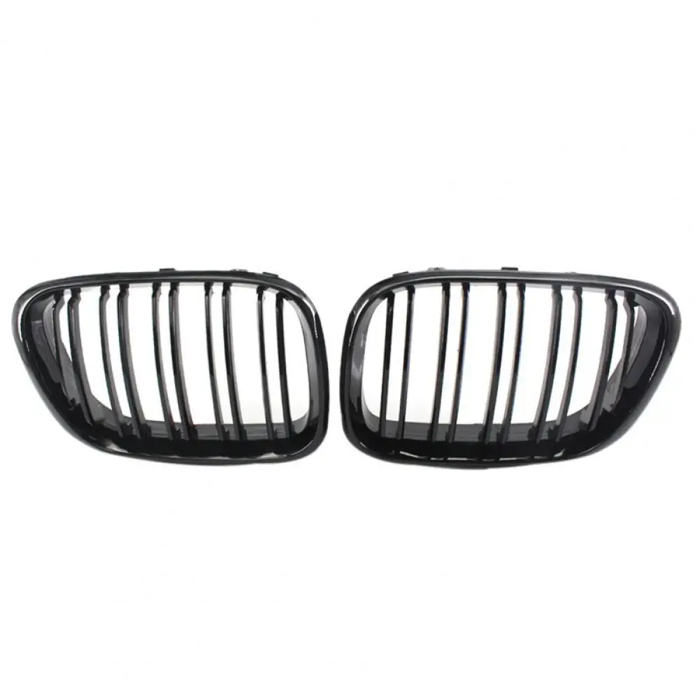 2Pcs Grille Double Slats Quick Installation Car Accessory OE 51138250052/OE 51138250051 Bumper Hood for BMW X5 Series E53 - купить по
