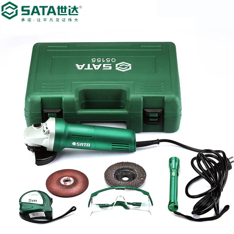 8PCS Grinder Kit SATA 8 шт многофункциональная угловая шлифовальная машина 220 В Бытовая 750 Вт машина для резки колес полировальная шлифовальная машина - Цвет: 8PCS Grinder Kit