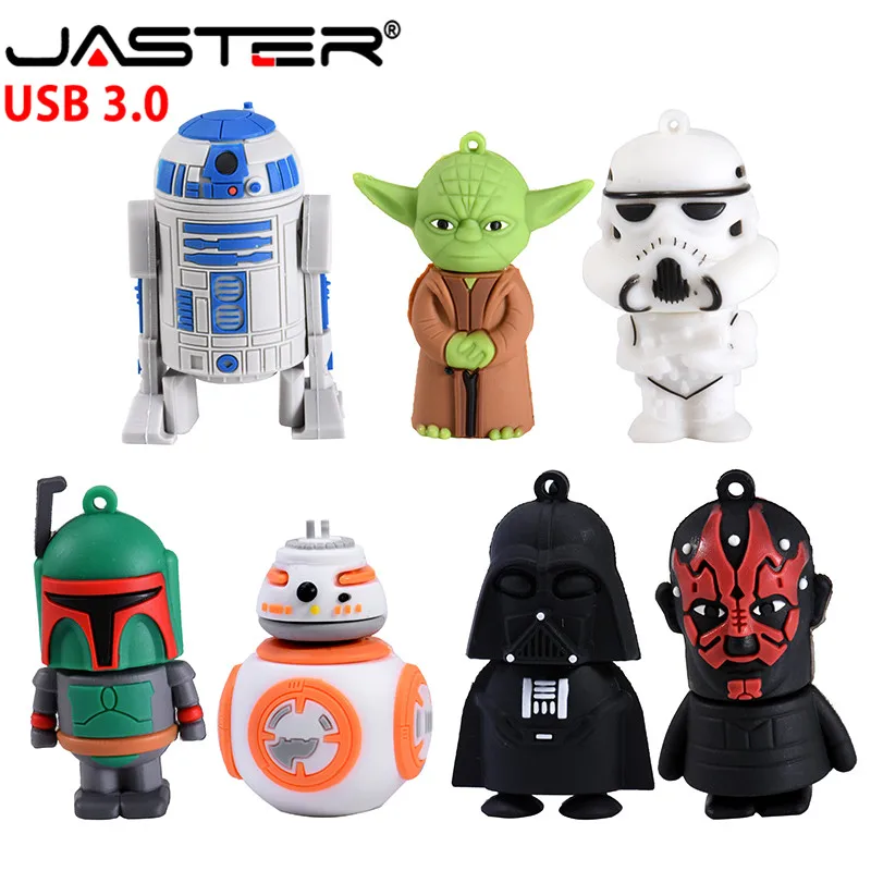 JASTER 3,0 usb флеш-накопитель Звездные войны 4 ГБ/8 ГБ/16 ГБ/32 ГБ/64 г Темный Дарт Вейдер йода Флешка карта памяти
