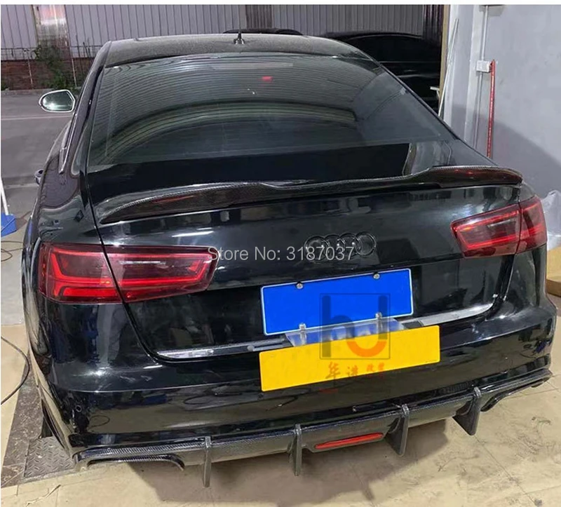 Для Audi A6 C7 / 4G 2012-подходит только для 4-дверного седана из углеродного волокна |