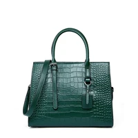 cow genuine leather handbags 2021 large capacity womens bags office working shopping female bag red green blue 301223