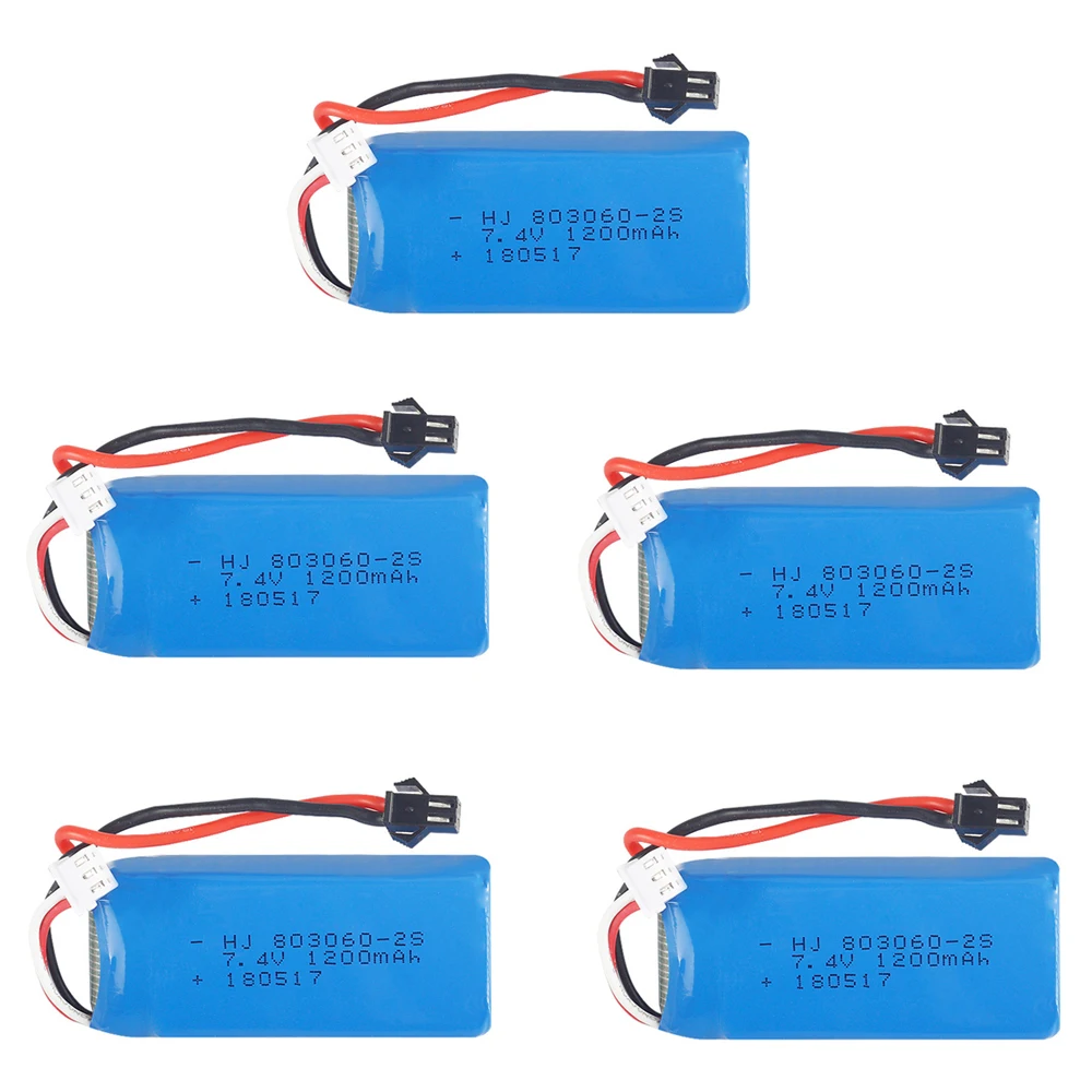 

7.4V 1200mAh Lipo Battery for H26 H26C H26W H26D H26HW Remote Control helicopter Quadcopter Drone spare parts 7.4V 2S RC Battery