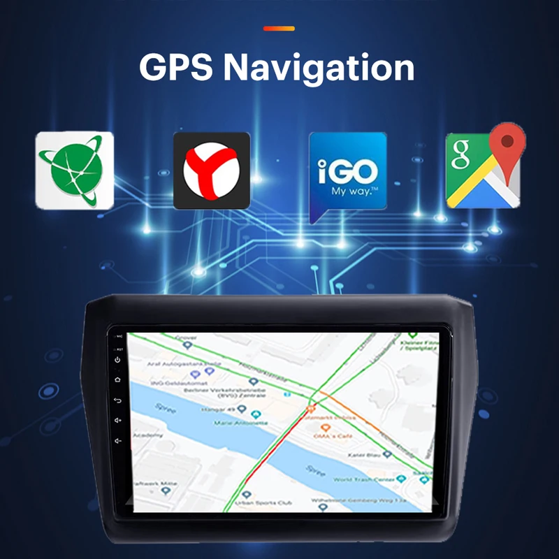 Автомагнитола AKAMATE 2DIN мультимедийный плеер с сенсорным экраном GPS Wi-Fi Bluetooth RDS IPS