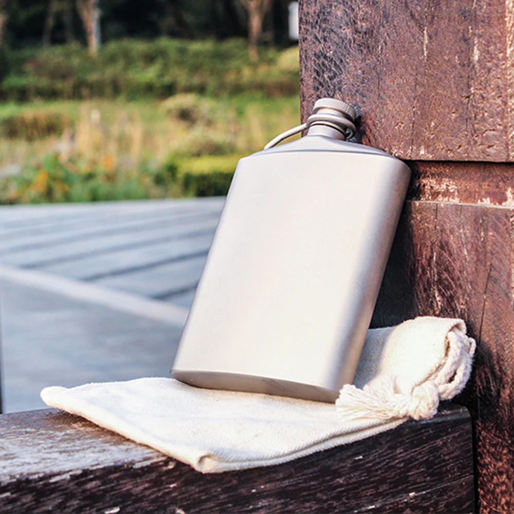 Плоская колба с чашкой и воронкой 260 мл|Столовые приборы для пикника| |