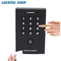 125khz proximity rfid card standalone entry door access control system wiegand26 keypad slave reader password 1000users