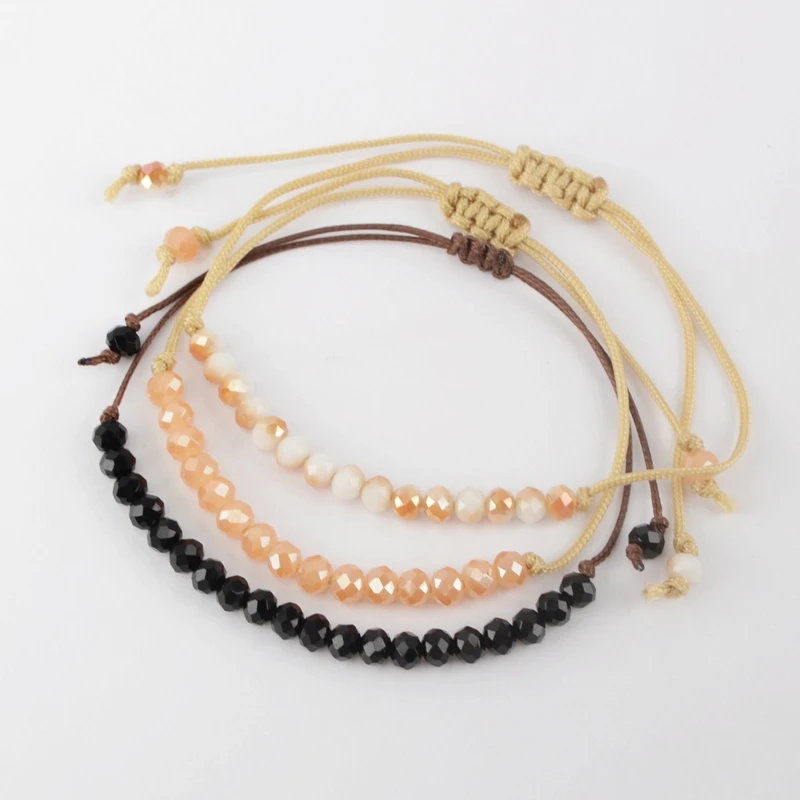 Женский минималистичный браслет с бусинами ручной работы в стиле бохо для женщин