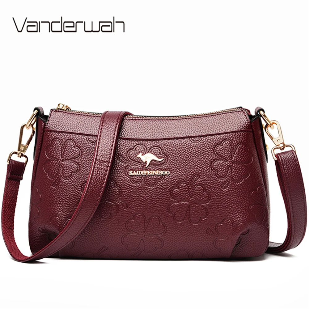 

Flower Pattern Luxury Handbags Women Bags Designer High Quality PU Leather Shoulder Bag for Women 2020 Simple Lady Crossbody Bag